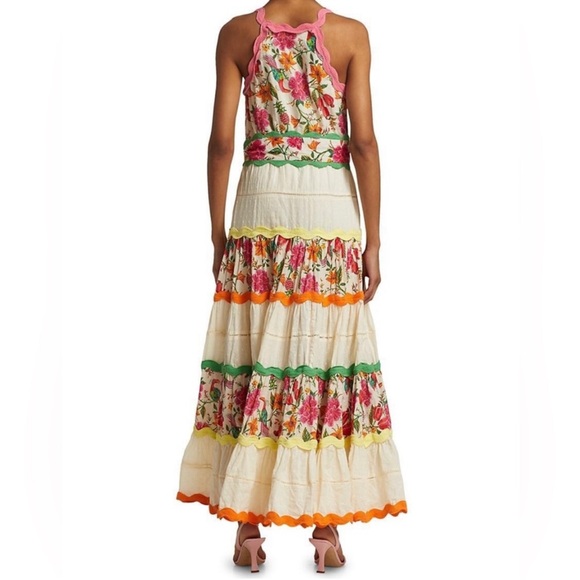 Farm Rio Toucan’s Garden Sleeveless Maxi Dress - XL - Picture 4 of 11